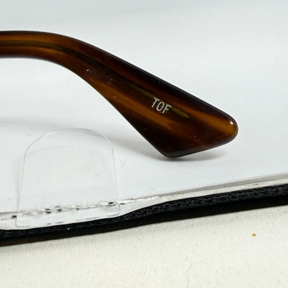 Kala Eyewear Cat Eye Glasses Handmade‎ USA Brown Yellow Ombre 21126